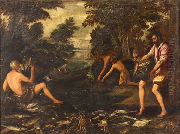 Allegoria Della Pesca Allegoria Della Guerra - view 1