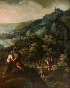 La Rencontre De Saint Pierre Et Du Centurion