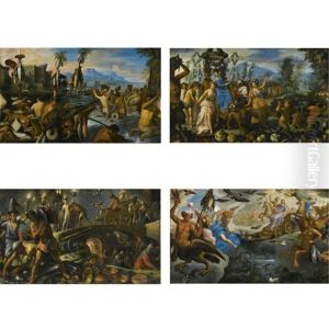 The Four Elements: An Allegory Of Water (+ 3 Others; 4 Works) by Paolo Fiammingo