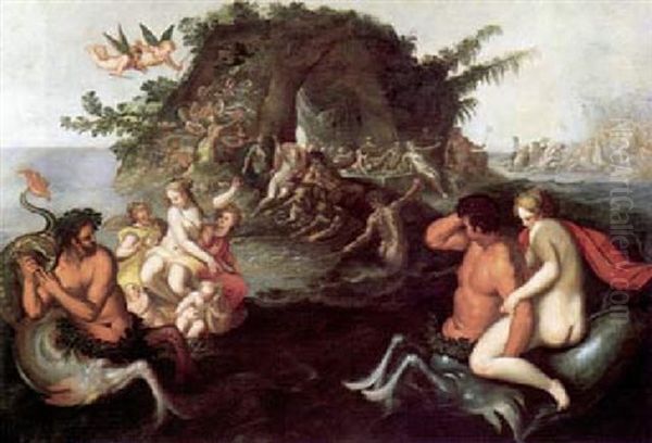 Il Trionfo Di Nettuno Con Nereidi E Tritoni - view 1