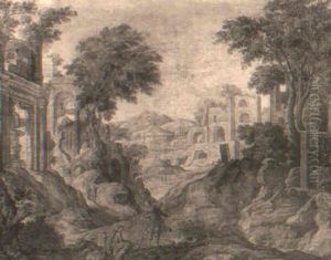 Capriccio Of Classical Ruins In A Landscape Capriccio Of Classical Ruins In A Landscape