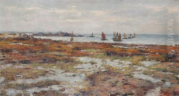 Les Bateaux Huitriers A Cancal (bretagne) - view 1