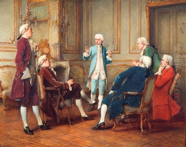 Discourse In A Rococo Interieur - view 1