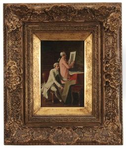 The Print Connoisseurs by Benjamin Eugene Fichel
