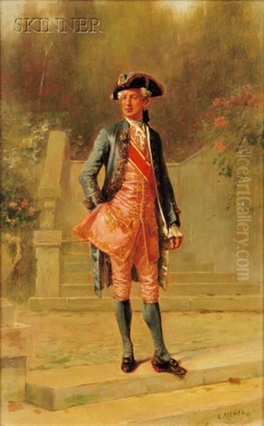Lot Of Two Portraits Of Gentlemen - view 1