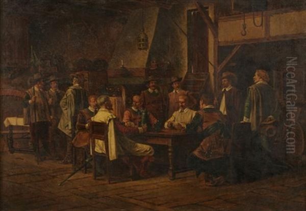 Men In An Interior - view 1