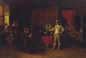 Posing For The Portrait by Benjamin Eugene Fichel