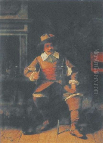 Rastender Fusssoldat Mit Muskete - view 1