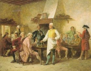 A Gentlemen's Debate by Benjamin Eugene Fichel