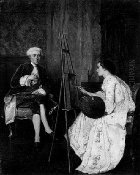Portraitsitzung Bei Einer Kunstlerin - view 1
