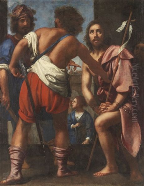 San Giovanni Battista In Attesa Del Martirio Dinanzi Ai Carnefici - view 1