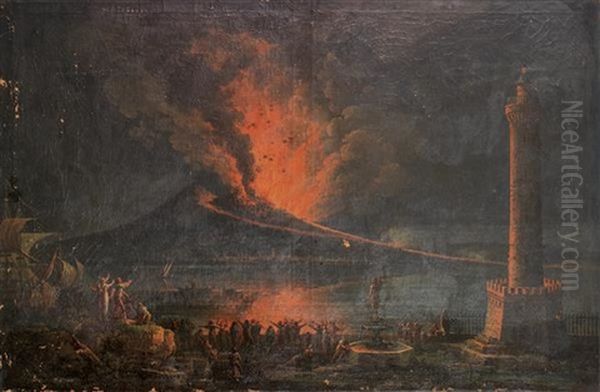 Eruption Du Vesuve - view 1