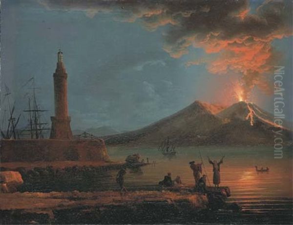 Eruption Du Vesuve - view 1