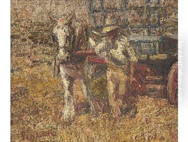 Horse And Haycart - view 1