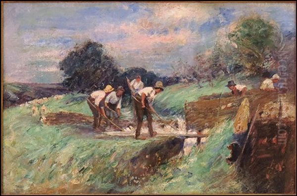 Sheep Washing Wilkshire - view 1