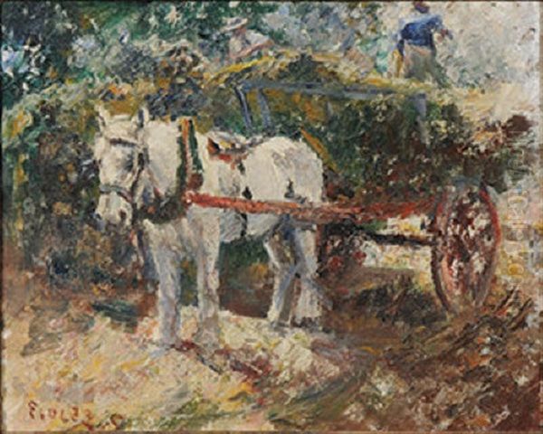Unloading The Hay - view 1