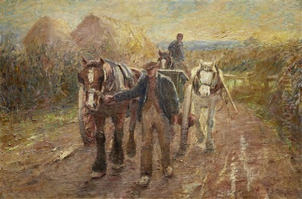 Leading The Haycarts - view 1