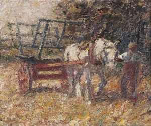 The Hay Wain (+ A Plough Team, Irgr; 2 Works) by Harry Fidler