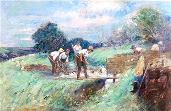 Sheep Washing Willshire - view 1
