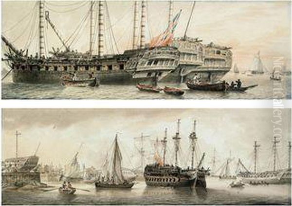 The Honourable East India Company's Ships - view 1