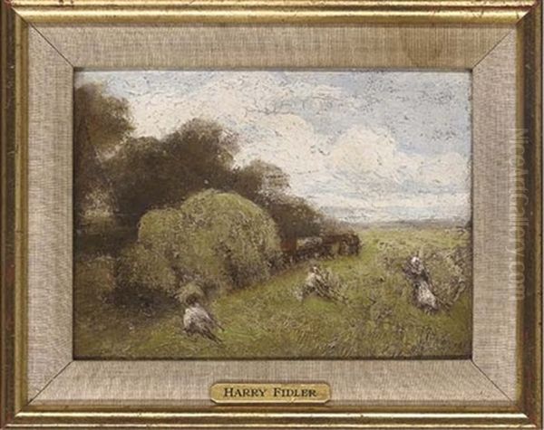Figures In A Summer Meadow - view 1