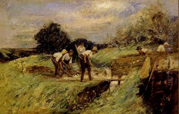 Sheep Washing In Wiltshire - view 1