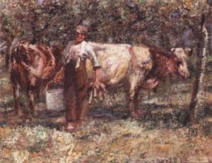 Milking Time by Harry Fidler