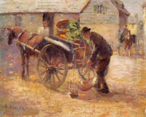 Loading The Cart by Harry Fidler