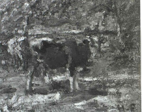 Two Cows In A Pasture - view 1