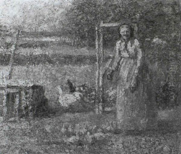 Feeding The Hens - view 1