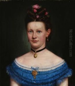 Portrait Of The Artist's Daugher-in-law, Louise Johanne Dorthea Hansen (b. 1846) Portrait Of The Artist's Daugher-in-law, Louise Johanne Dorthea Hansen (b. 1846)