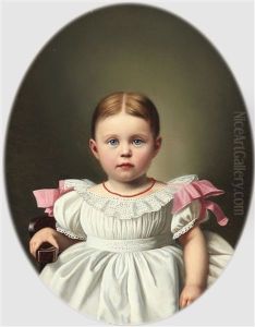 Portrait Of Dagmar Holm, Daughter Of Councillor Chr. Holm Portrait Of Dagmar Holm, Daughter Of Councillor Chr. Holm