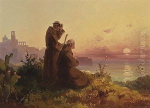 Mussestunde Am See by Bernhard H. Fiedler