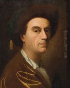 Self-portrait Of The Artist by Johann Christian Fiedler