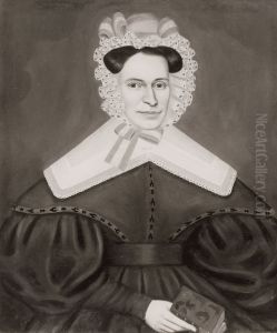Portrait Of A Woman by Erastus Salisbury Field