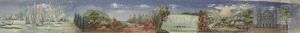 Section Five, Around The World In 80 Feet, Circa 1885 by Erastus Salisbury Field
