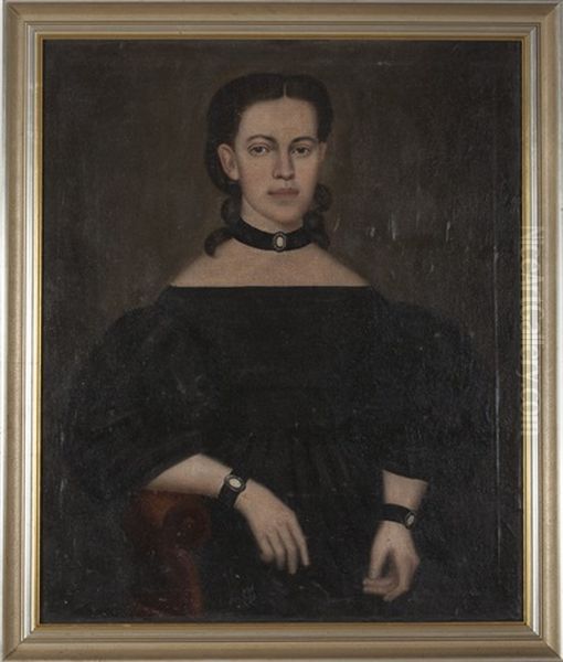 Portrait Of Rhoda Catherine Cowles Of North Canaan, Connecticut - view 1