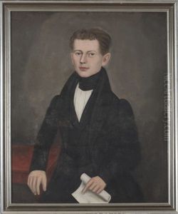 Portrait Of Edward Pitkin Cowles Of North Canaan, Connecticut