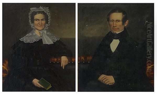 Portrait Of Enos (+ Sarah Ann Dickinson Adams, 2 Works) - view 1