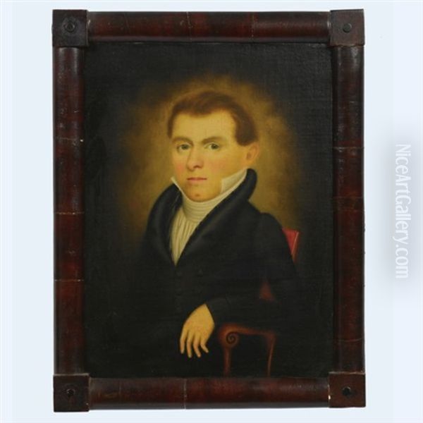 Portrait Of A Young Man In A Red Chair - view 1