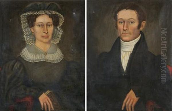 Portrait Of A Lady (+ Portrait Of A Gentleman; Pair - view 1