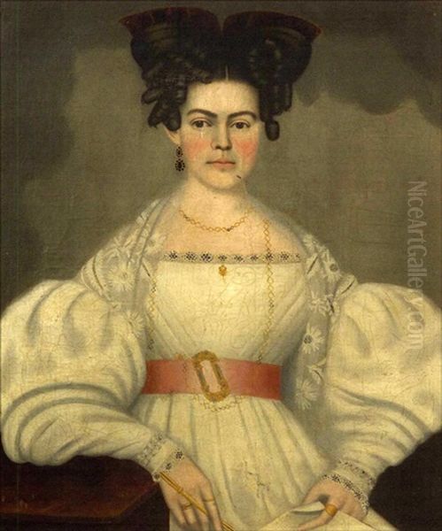 Portrait Of An Elegantly Dressed Lady - view 1