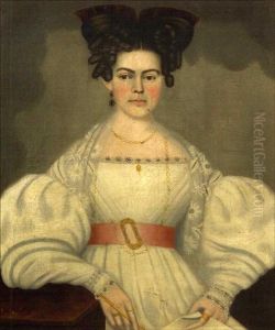 Portrait Of An Elegantly Dressed Lady