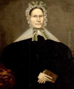 Portrait Of Ethelinda Vanderbilt Wheeler by Erastus Salisbury Field