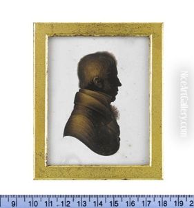 A Silhouette Of Mr Wilson, Wearing Coat, Waistcoat, Frilled Chemise And Stock
