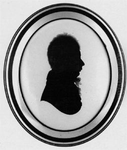 A Young Man Wearing Tied Stock And Cravat by John M. Field