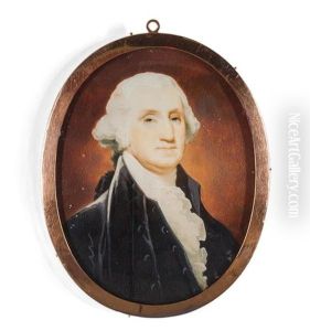 The Meredith-moreau-pratt Miniature Of President Washington, 1801 by Robert Field