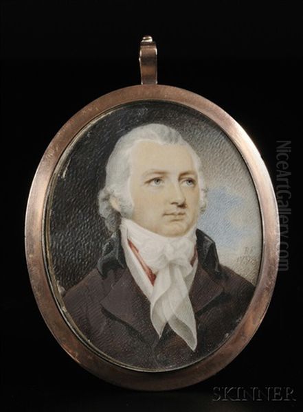 Portrait Miniature Of A Gentleman - view 1