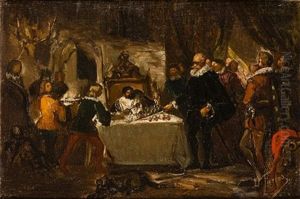 Sancho En Su Insula by Dionisio Fierros Alvarez