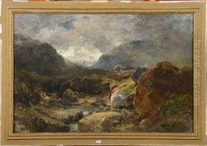 Paysage De Montagne Au Ruisseau